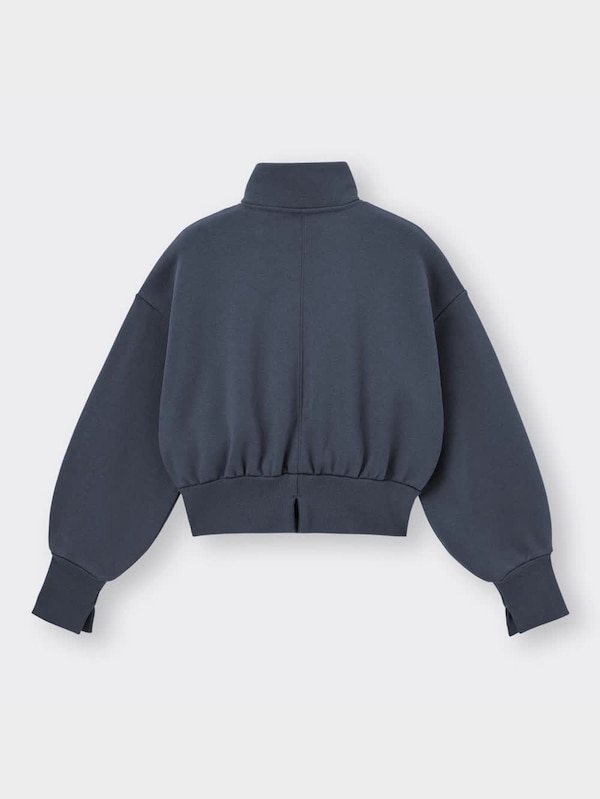 ヘビーウェイトスウェットショートハーフジッププルオーバー(長袖)