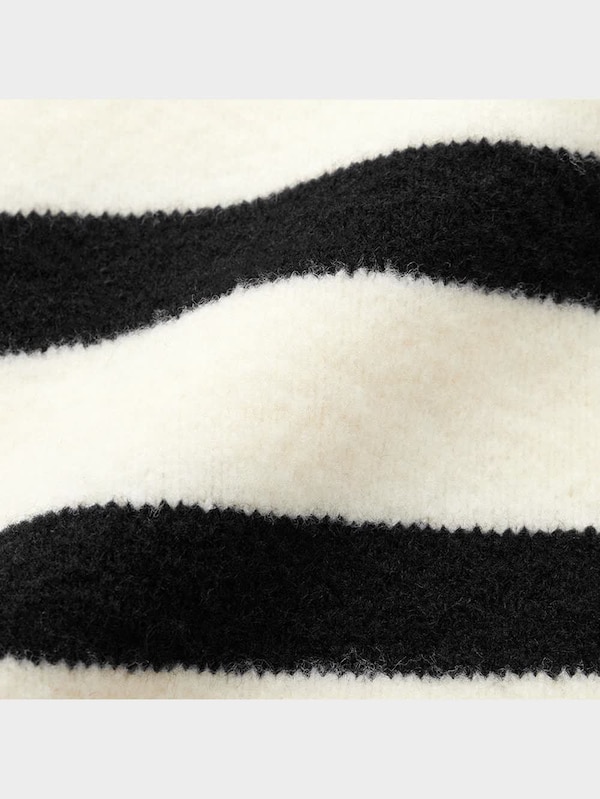 パフィータッチスキッパーポロセーター(長袖)(ボーダー)