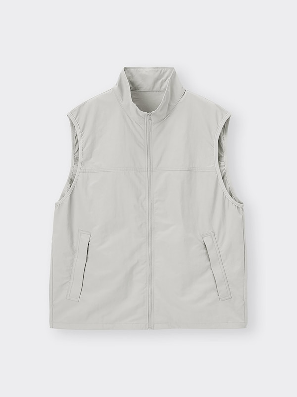 ナイロンジップアップベスト(セットアップ可能)