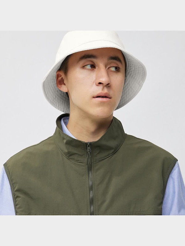 ナイロンジップアップベスト(セットアップ可能)