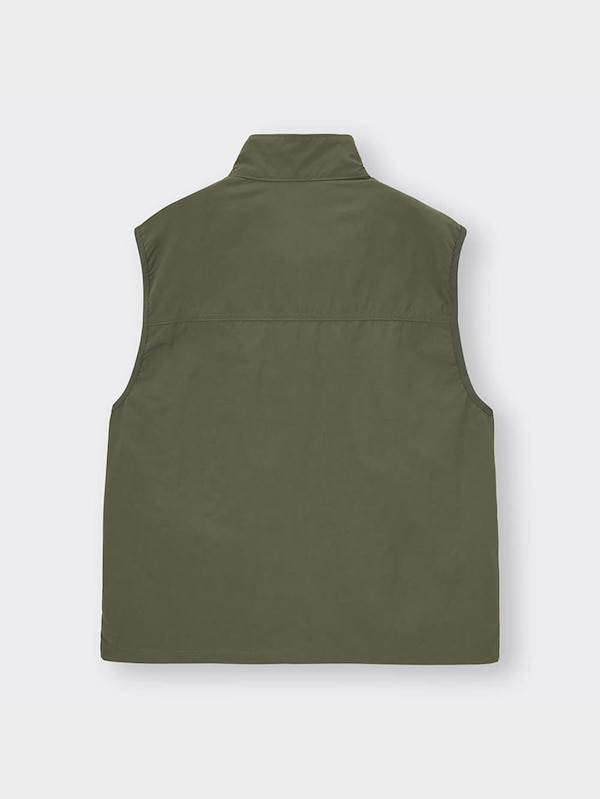 ナイロンジップアップベスト(セットアップ可能)
