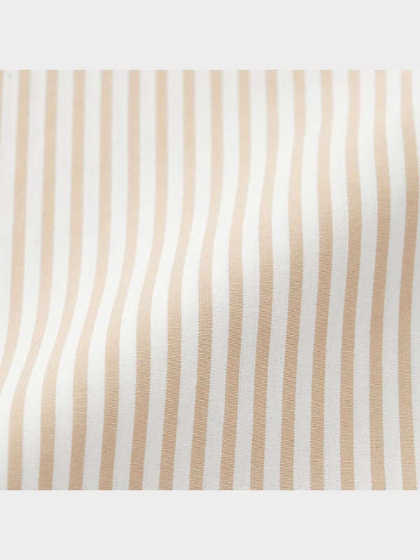 ビッグボウタイブラウス(長袖)(ストライプ)