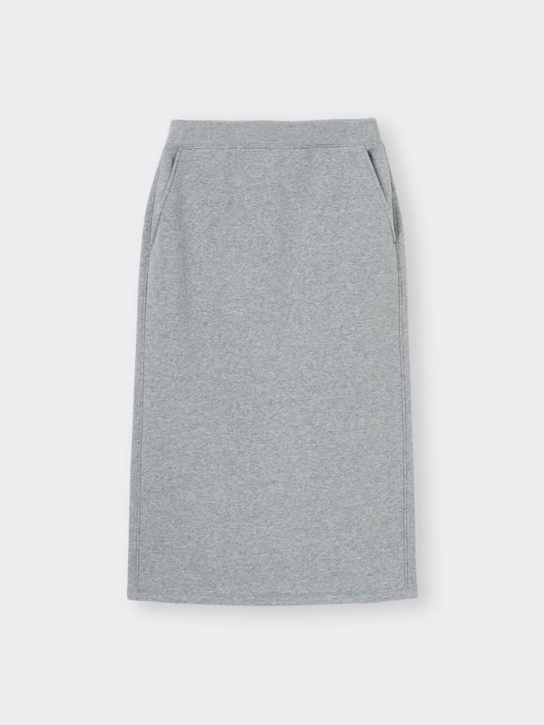 ヘビーウェイトスウェットナローミディスカート+EC(丈短め75.5～79.5cm)(セットアップ可能)