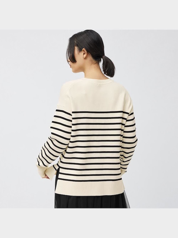 クルーネックボーダーセーター(長袖)Z
