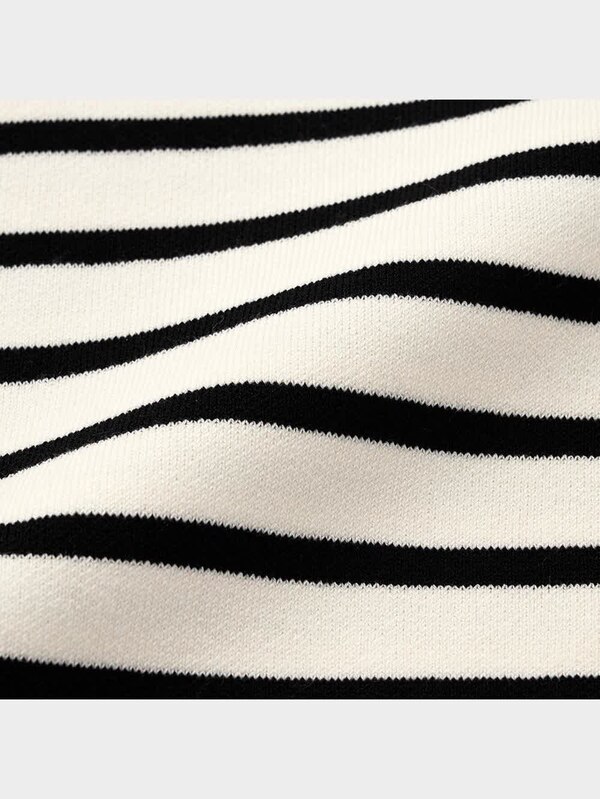 クルーネックボーダーセーター(長袖)Z