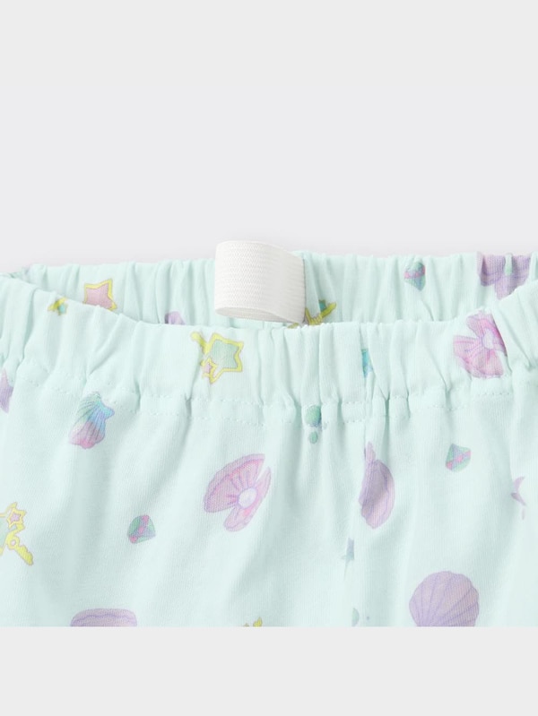 GIRLSコットンラウンジセット(半袖&ショートパンツ)(シェル)