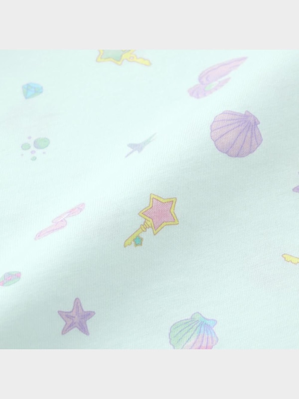 GIRLSコットンラウンジセット(半袖&ショートパンツ)(シェル)