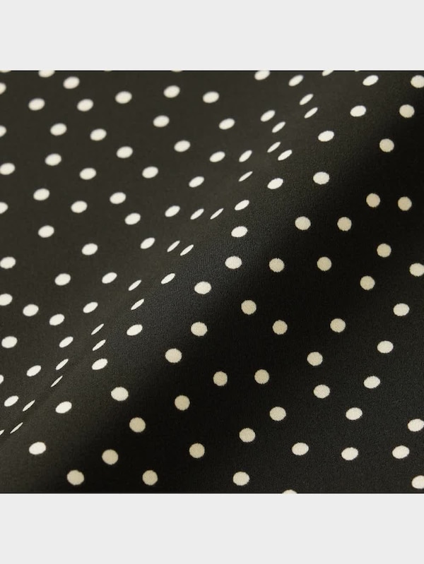 ドットプリントサテンキャミソールワンピース+EC(丈短め110.0～119.0cm)