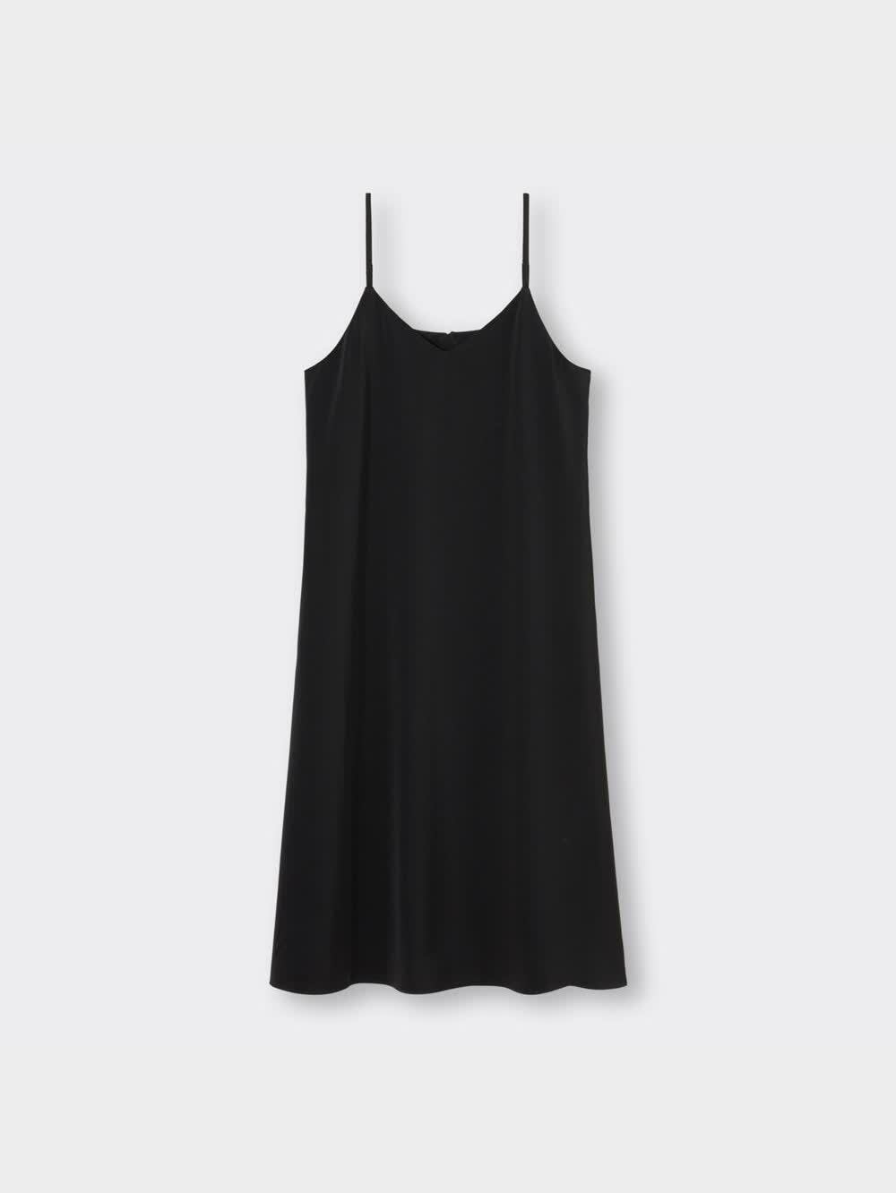 GU公式 | サテンキャミソールワンピース+EC(丈短め110.0～119.0cm)