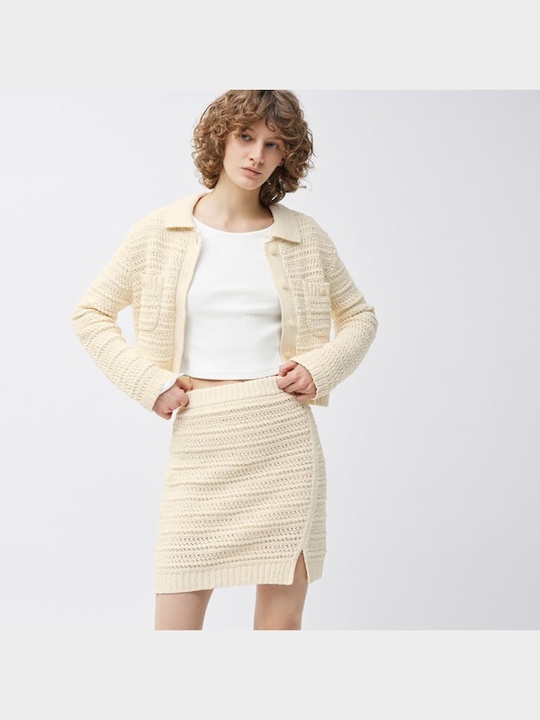 ブークレニットミニスカート+E(セットアップ可能)