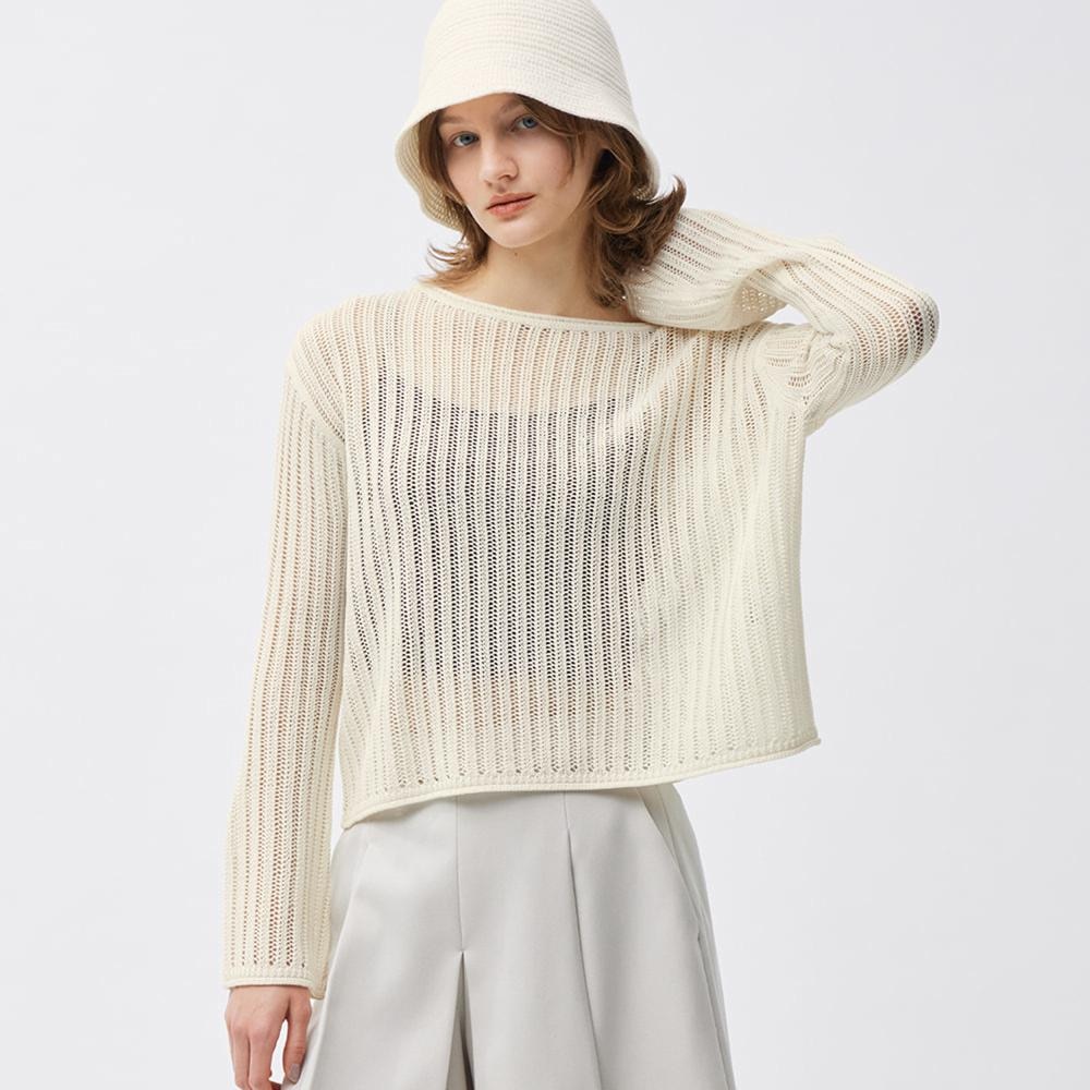WOMEN | Mesh Sweater (Long Sleeve)