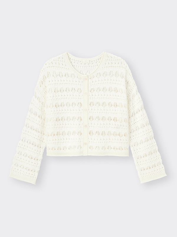 透かし編みカーディガン(長袖)