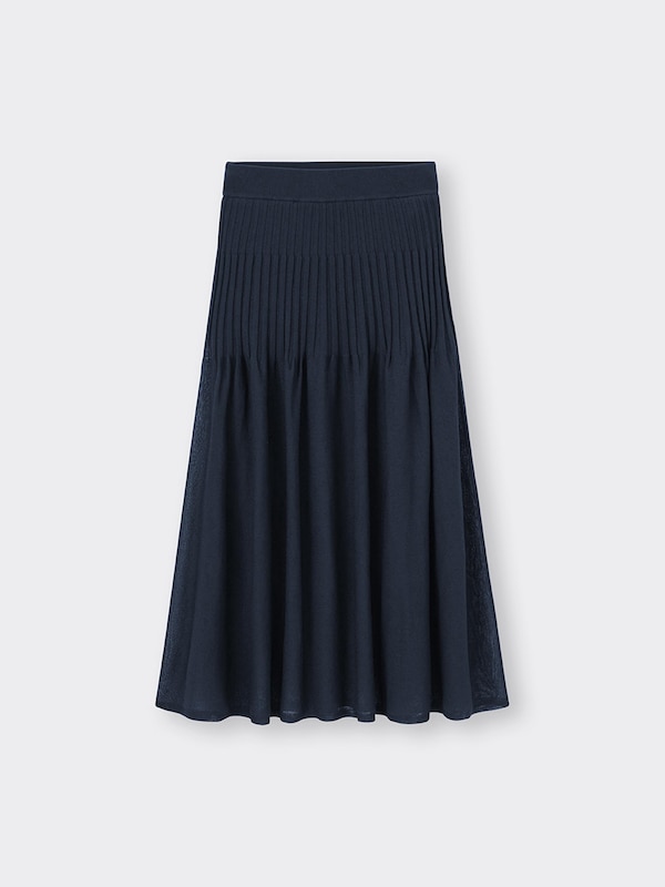 シアーニットフレアスカートZ+E