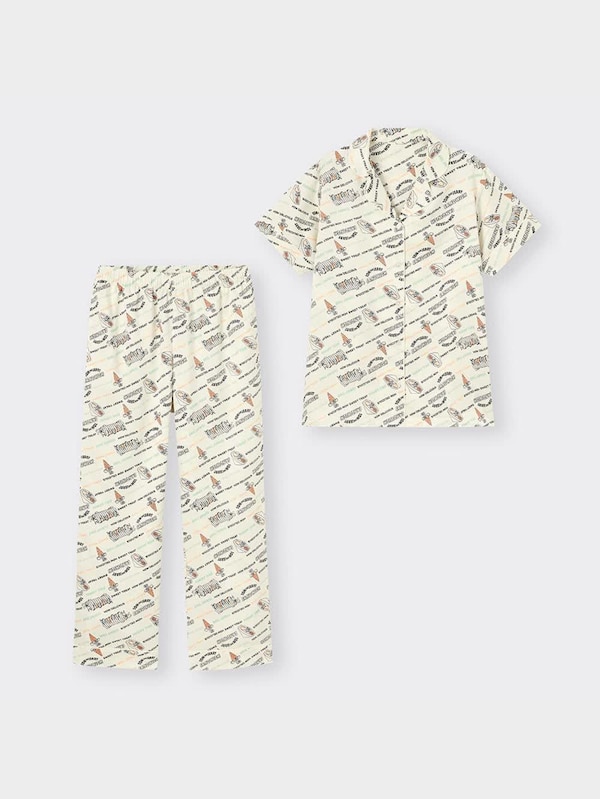 サテンパジャマ(半袖&ロングパンツ) TOM and JERRY