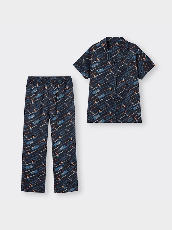 サテンパジャマ(半袖&ロングパンツ) TOM and JERRY