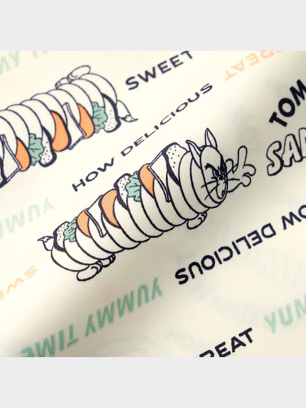 サテンパジャマ(半袖&ロングパンツ) TOM and JERRY