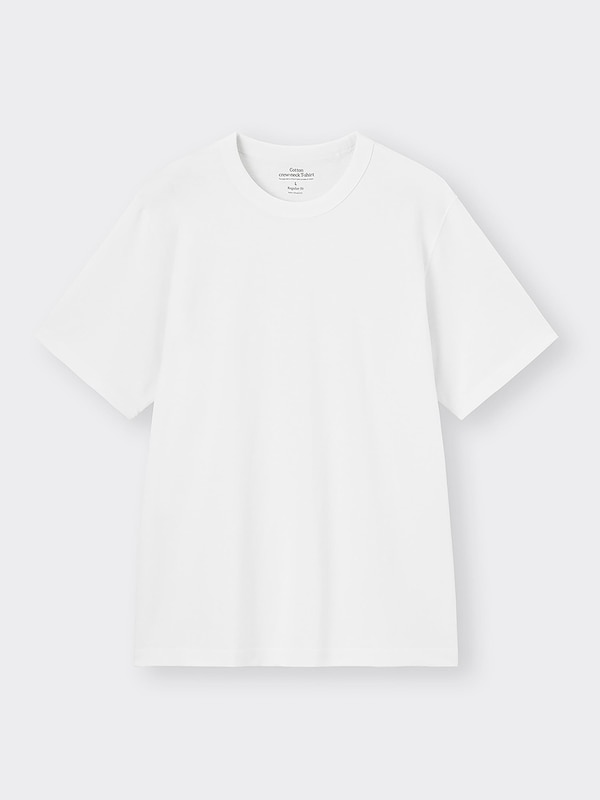 コットンクルーネックT(半袖)