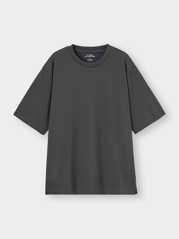 ドライポンチクルーネックT(5分袖)
