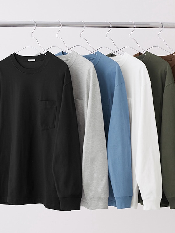 ヘビーウェイトクルーネックT(長袖)