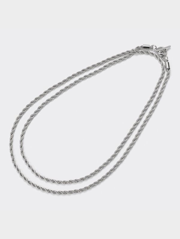 ロングラリエットチェーンネックレス