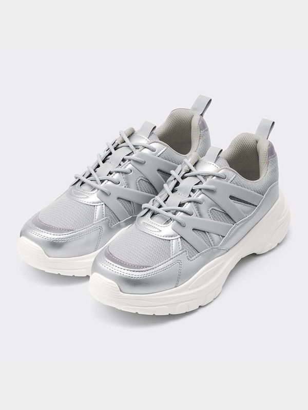 ボリュームソールメッシュスニーカー