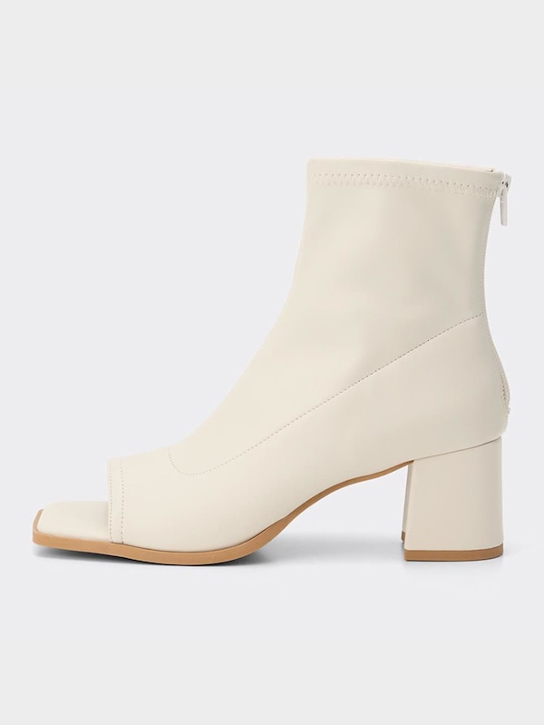 ウルトラストレッチオープントゥブーツ