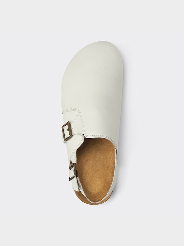 レザークロッグサンダル+E