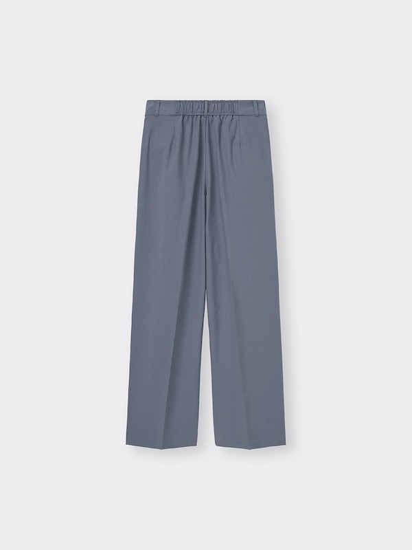 リネンブレンドタックワイドパンツ(丈標準70.0～74.0cm)