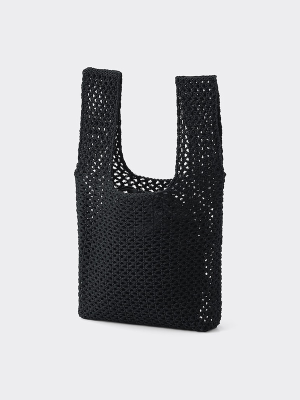 メッシュニットミニバッグ