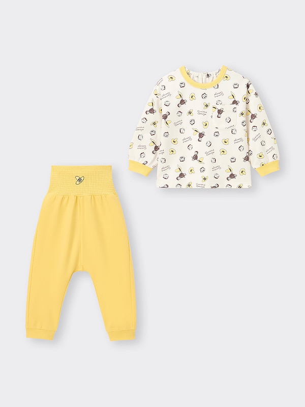 BABY(TODDLER)カンタンパジャマ(長袖) Curious George 1
