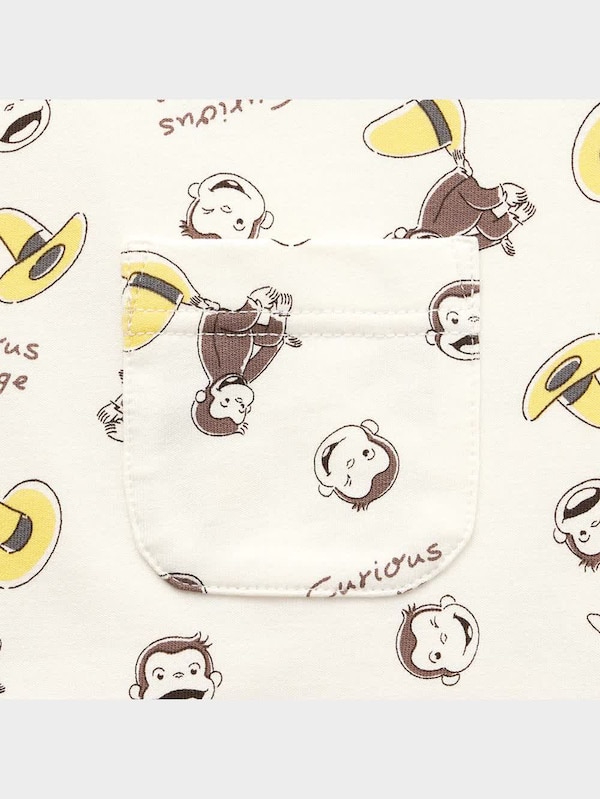 BABY(TODDLER)カンタンパジャマ(長袖) Curious George 1