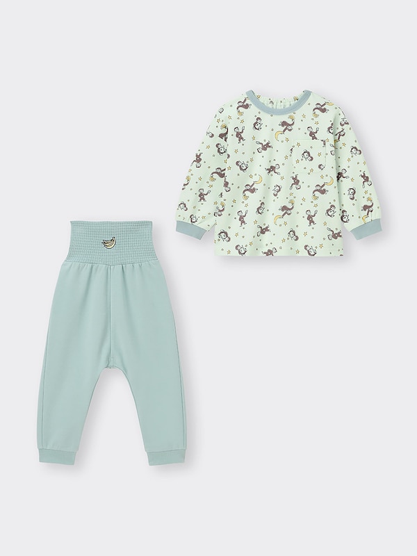 BABY(TODDLER)カンタンパジャマ(長袖) Curious George 2