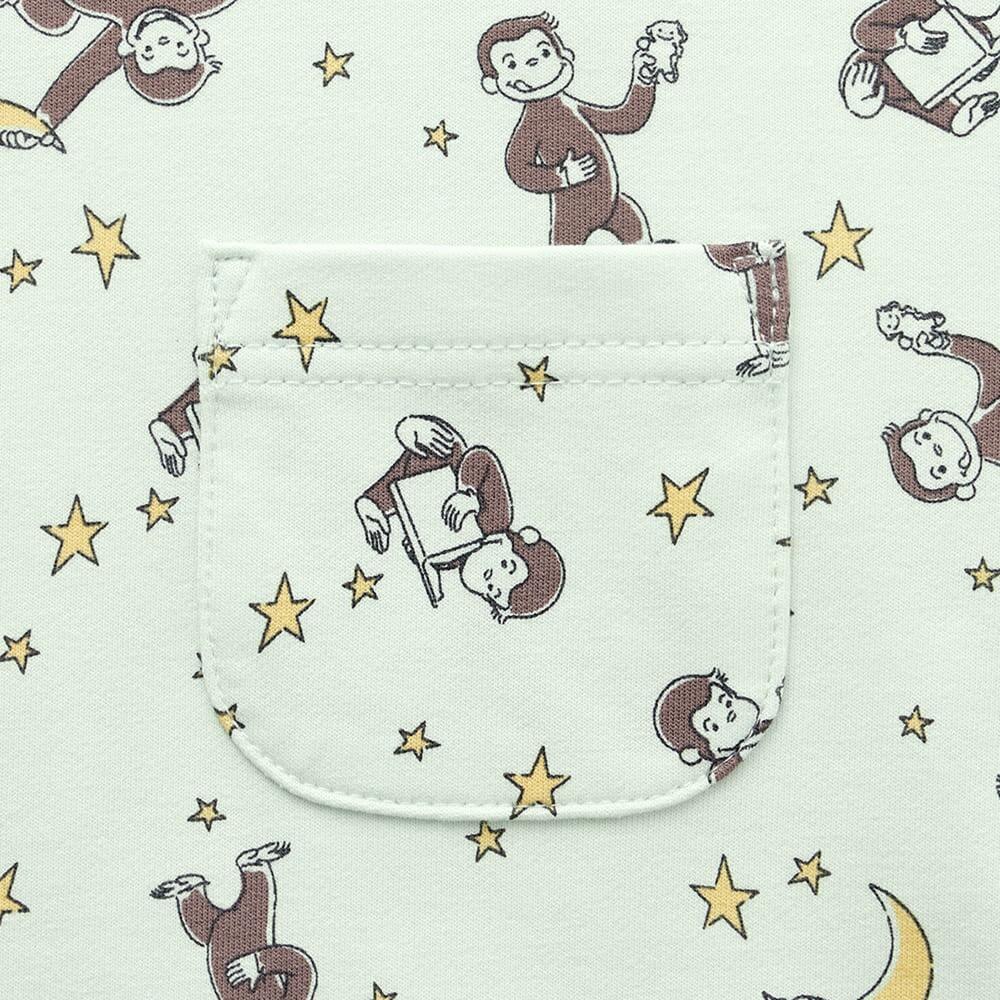 BABY(TODDLER)カンタンパジャマ(長袖) Curious George 2