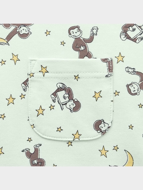 BABY(TODDLER)カンタンパジャマ(長袖) Curious George 2