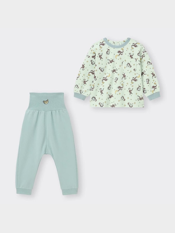 BABY(TODDLER)カンタンパジャマ(長袖) Curious George 2