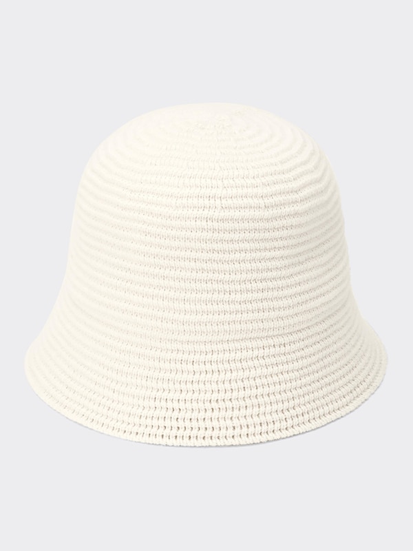 ニットバケットハット