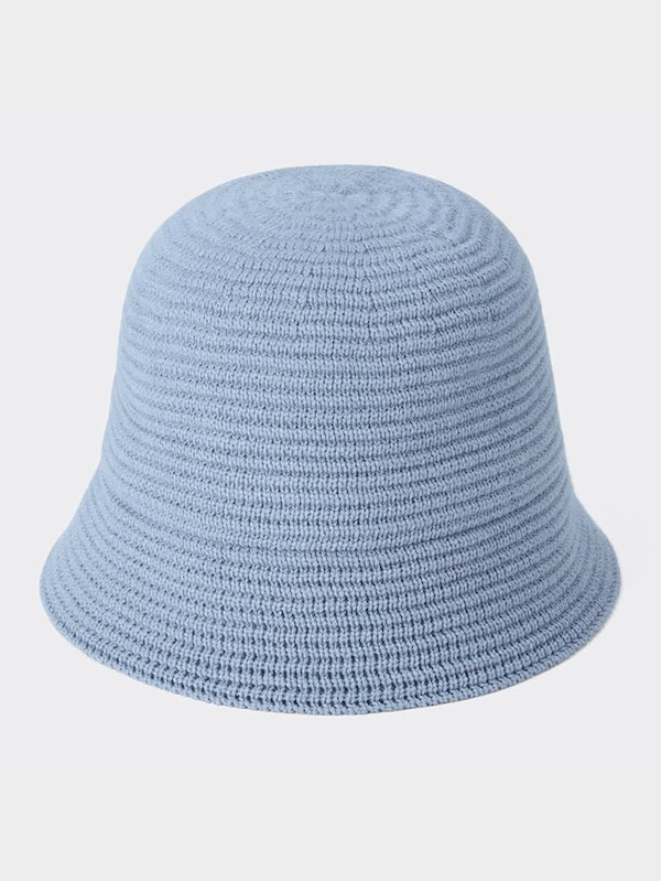 ニットバケットハット