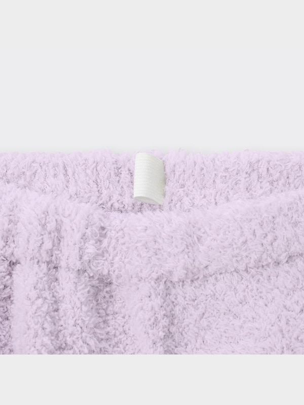 KIDS(男女兼用)もこもこフィールラウンジセット(ボーダー)(長袖&ロングパンツ)