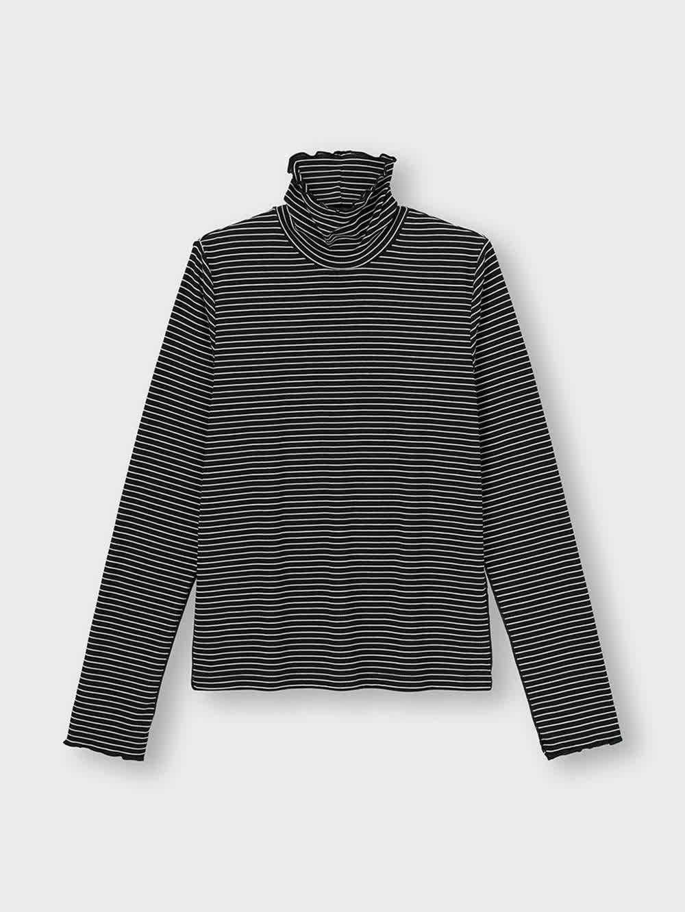 ✨美品✨ ドルチェアンドガッバーナ ボーダー リブニット タートルネック DOLCE&GABBANA（タートルネック ・ ニット/セーター）のフリマ