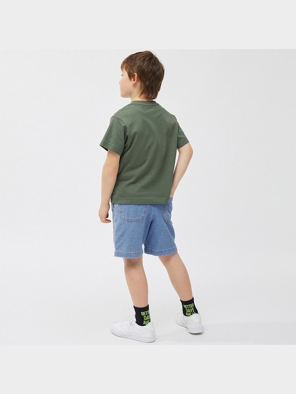 KIDS(男女兼用) デニムシェフショーツ