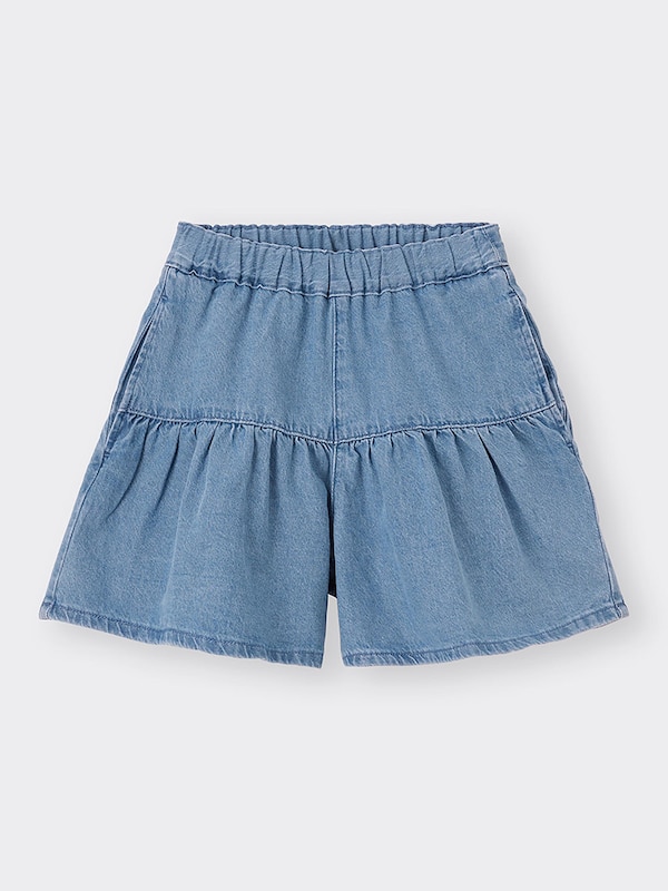 GIRLSデニムティアードキュロット