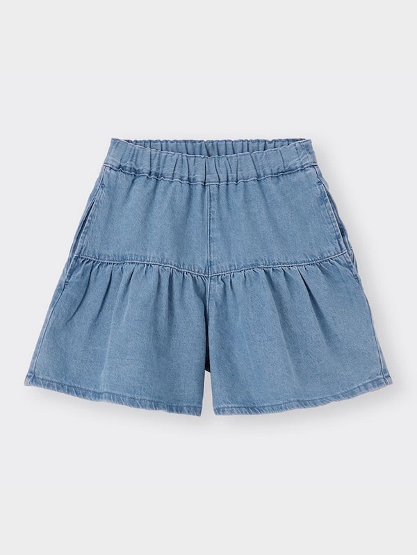 GIRLSデニムティアードキュロット