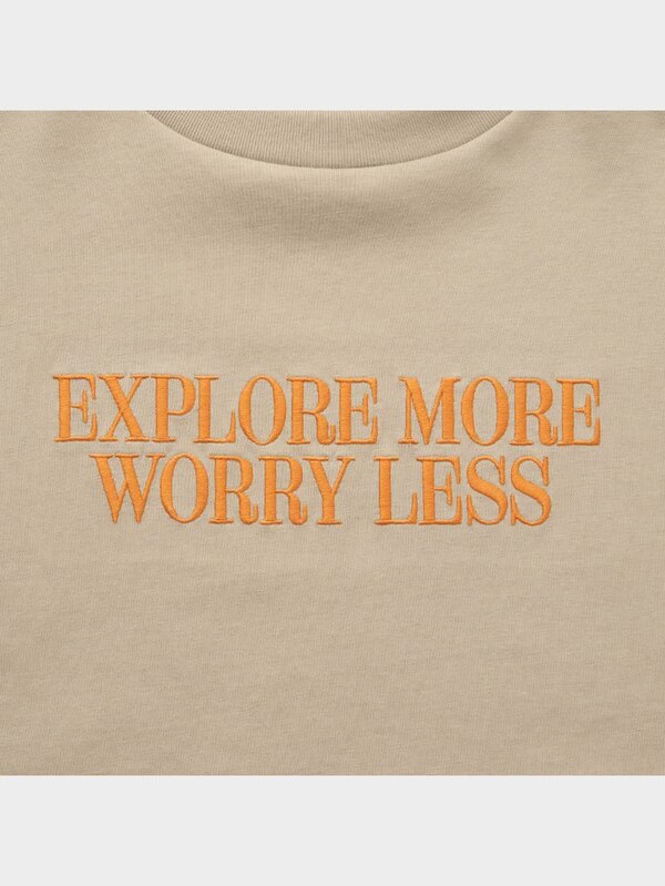 KIDS(男女兼用)グラフィックT(長袖)(刺繍ロゴ)