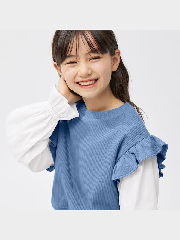 GIRLSベストレイヤードプルオーバー(長袖)