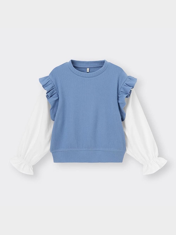 GIRLSベストレイヤードプルオーバー(長袖)