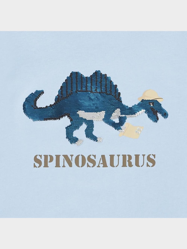 KIDS(男女兼用)スパンコールT(半袖)(スピノサウルス)
