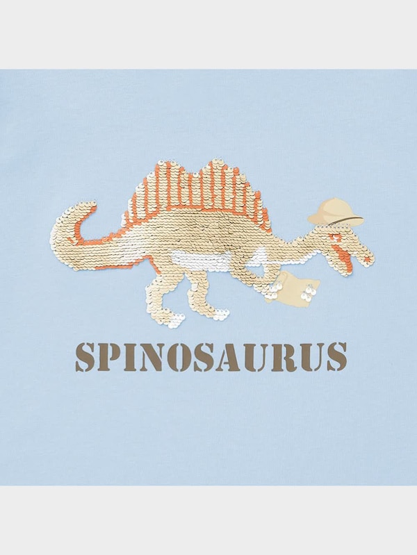 KIDS(男女兼用)スパンコールT(半袖)(スピノサウルス)