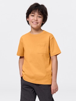 KIDS(男女兼用) コットンポケットT(半袖)