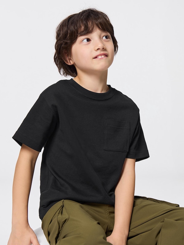 KIDS(男女兼用) コットンポケットT(半袖)