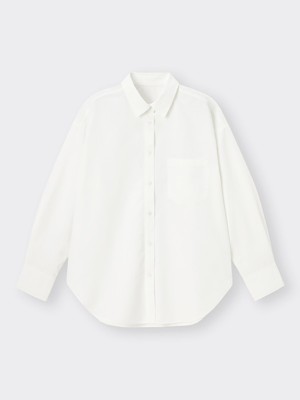 オーバーサイズシャツ(長袖)(UVカット機能付き)